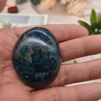 Nou!!Naturale cristal albastru apatit de palmier piatră de vindecare reiki piatra feng shui juca ornamente decor acasă de colectare