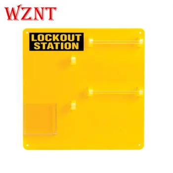 NT-K12 10 lacat de blocare Deschis Față de Montat pe Perete Siguranța de Blocare Tagout Posturi,10-Blocare placa de Blocare Stație (demipensiune)