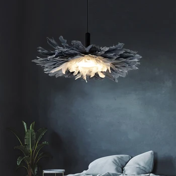 Pană candelabru Nordic ins stil suspensie design de lumină caldă de arta de modelare pentru copii lampă de bucătărie lampa expoziție acasă