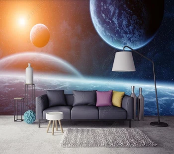 Papel de parede univers fantasy cerul înstelat lactee 3d tapet mural,living tv de perete pentru camere de copii decor de perete