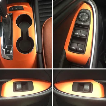 Pentru Chevrolet Malibu XL Interior Panou de Control Central Ușă Mâner Fibră de Carbon, Autocolante, Decalcomanii Auto styling Dotari