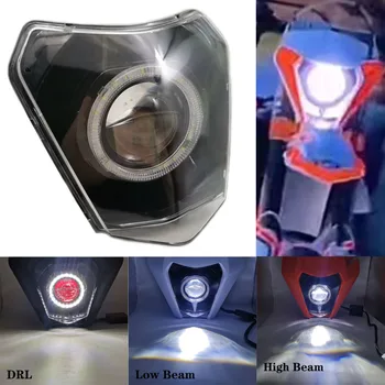 Pentru KTM Lumină Față Motocicleta Faruri LED Universal Far Pentru KTM EXC EXCF SX SXF XC XCF XCW XCFW 125-530 Proiector cu LED-uri