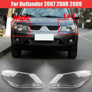 pentru Mitsubishi Outlander 2007 2008 2009 Far de Masina Capac Obiectiv Clar Far Abajur Shell