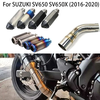 Pentru SUZUKI SV650 SV650X SV650S 2003-2015 51mm Modificat Motociclete Sisteme de Evacuare mijlocul Conductei de Motocross de Eșapament de evacuare moto