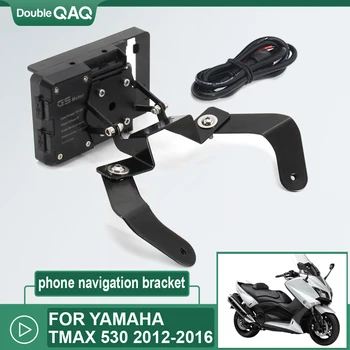 Pentru YAMAHA TMAX 530 T-MAX 530 2012-2016 2015 2014 2013 Motocicleta Windscren Suport cu Montare Smartphone GPS suport Suport