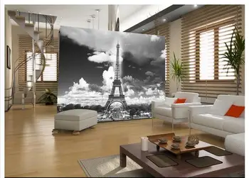 Personalizate 3d wallpaper 3d tv de perete de hârtie picturi murale turnul pictura pe perete în fundal tapet