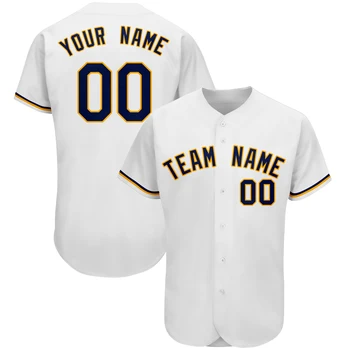Personalizate de Baseball Jersey Plin Sublimat Echipa Nume/Numere de Atletism în aer liber Casual Tricouri pentru Bărbați/Copii de Formare Sport