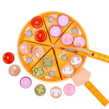 Pizza Jucărie Pizza Juca Cu Set Bogat Simulat Pizza Ingrediente Copii Pizza Set Play Food Jucărie Se Pentru O Pretinde Petrecere Cu Pizza Fast Fo