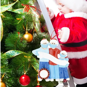 Pomul de crăciun Agățat Pandantiv DIY de Crăciun Ornament Masca Pandantiv om de Zapada