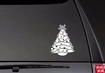 Pomul de crăciun Autocolante Auto parbriz Spate Bara de protecție Auto Fereastră Autocolante de Arta Parten ZP0376