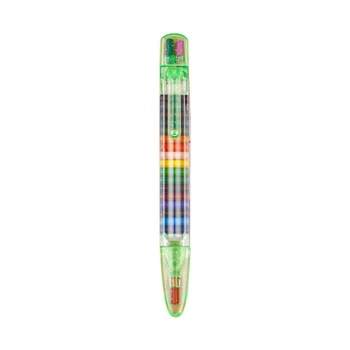Portabil 20 de Culori Conduce Creioane de Colorat, Non-Toxic pentru Xmas Clasa Recompense Petrecere Y3ND