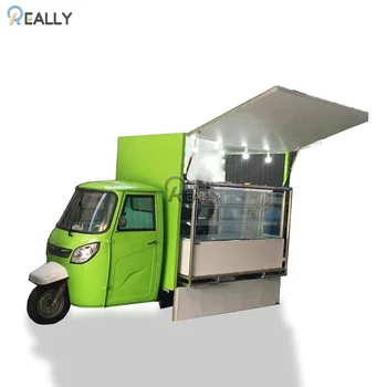 Prețul De Fabrică De Înghețată Alimente Coș Coș Mobil Chioșc Triciclu Piaggio Ape Camion