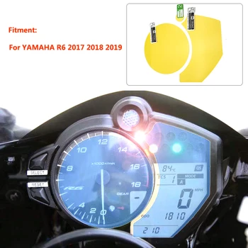R6 2017 2018 2019 Motocicleta Blu-ray Cluster Ecran de Protecție împotriva zgârieturilor Film Vitezometru Capacul de Paza Pentru YAMAHA R6 2017 2018 2019