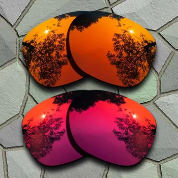 Roșu Portocaliu si Violet Roșu ochelari de Soare Polarizat Lentile de Înlocuire pentru Oakley Garage Rock