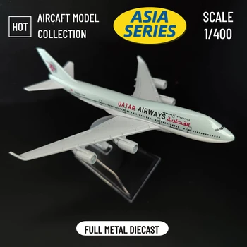 Scara 1:400 Metal Replica Aeronave 15cm Asia Airlines Boeing, Airbus turnat sub presiune Model de Aviație de Colectie in Miniatura, Cadou de Crăciun