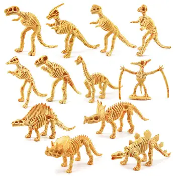 Schelet de dinozaur Modele de Jucarii Copii de Știință Juca 12buc PVC Education Supplies