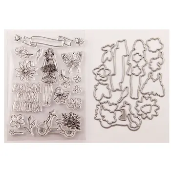 Tăiere de Metal Moare și timbre DIY Scrapbooking Carte de Hârtie Stencil Ambarcațiunile de Timbru Mor Set T1589 Sigiliu Cuțit Mucegai Set Fata