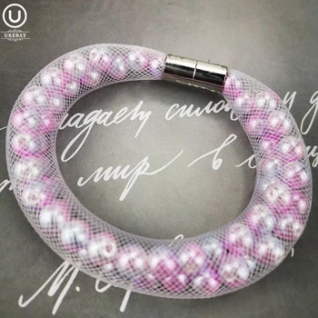 UKEBAY Nou de Lux Brățări Pentru Femei Bijuterii Handmade Plasă de Meterial Pearl Accesorii Gotice Brățări Cadouri Bijuterii