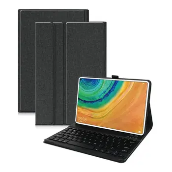 Ultra Subțire din Piele PU Caz Acoperire Cu M-Creion+Detasabila Wireless Bluetooth Tastatură Pentru Huawei MatePad Pro 10.8 Tableta