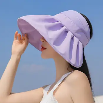 Vara Pălării de Soare Durabil Fata Călătoresc Parasolar Pălării Ușoare Protectie UV Găleată Pălărie de protecție Solară Pescar Pălării de sex Feminin Capac