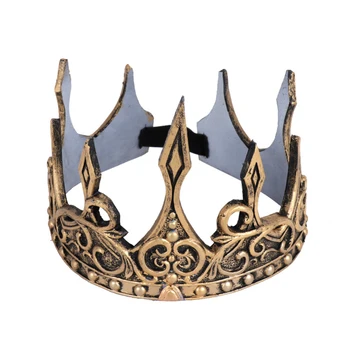 Vechi Frizură Larp Viking Corona Hombre Medieval Barbati Royal King Diademe Coroana Accesorii De Par