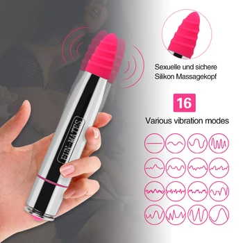 VETIRY Rujuri Vibrator Mini Electric Glont Vibrator Jucarii Sexuale pentru Femei Clitorisul Stimulator punctul G Magic Wand Massager