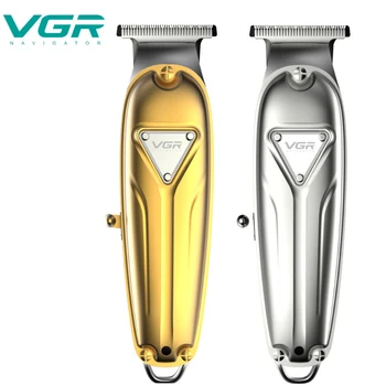 VGR Profesionale Electric Oameni Noi Tuns Full Metal Reîncărcabilă Tunderea Sculptură Fadertondeuse Cheveux Frizer Clipper