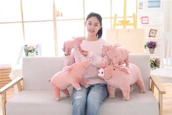 Vânzare mare de 40/60cm Desene animate Drăguț de Porc Jucărie de Pluș Umplute Soft de Simulare pentru Animale de Porc Papusa pentru Copii, Cadouri Copii, Jucarie Cadou pentru Fete
